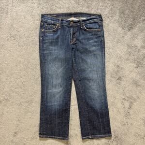 Y2K Citizens Of Humanity Kelly 063 Low Waist Cropped Jeans Dark Wash USA Size 29